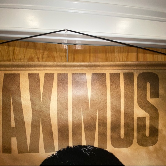 Super Rare Vintage Maximus Gladiator Movie Banner Double Sided 2000 Universal - Picture 4 of 10
